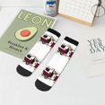 thumbnail image 7 of Sigee Vintage Buffalo Plaid Christmas Camper for Crew Soft Moisture-wicking Socks ,Cushion Moisture Wicking Boot Socks for Men and Women, 7 of 7
