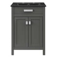 thumbnail image 4 of Sink Vanity Cabinet, Wood, Grey Gray Black, Modern Contemporary Urban Design, Hotel Bedroom Bathroom Master Suite Guest, 4 of 10