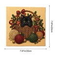 thumbnail image 4 of DIY Christmas Pearl Bead Painting Kit,Framed Canvas Rhinestone Art Set with Instruction Manual,Holiday Craft,Home Wall Decor Gift, 4 of 7