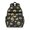 Sunflower and Bee Black Pattern, variant on Sunflower and Bee Black Pattern Cute School Backpack Bag for School with Padded Back and Adjustable Shoulder Straps 15.25"x11.5"x5.25"