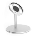 thumbnail image 3 of Soporte de carga inalámbrica para teléfono, base de carga para Magsafe para iPhone 12, color plateado, 3 of 5