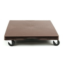 16" Espresso Square Plant Dolly