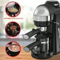 thumbnail image 4 of Brentwood Appliances GA-135BK 20-Ounce 800-Watt Espresso and Cappuccino Maker, 4 of 8