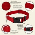 thumbnail image 4 of Country Brook Petz® Everyday Red Nylon Dog Collar, Large, 4 of 4