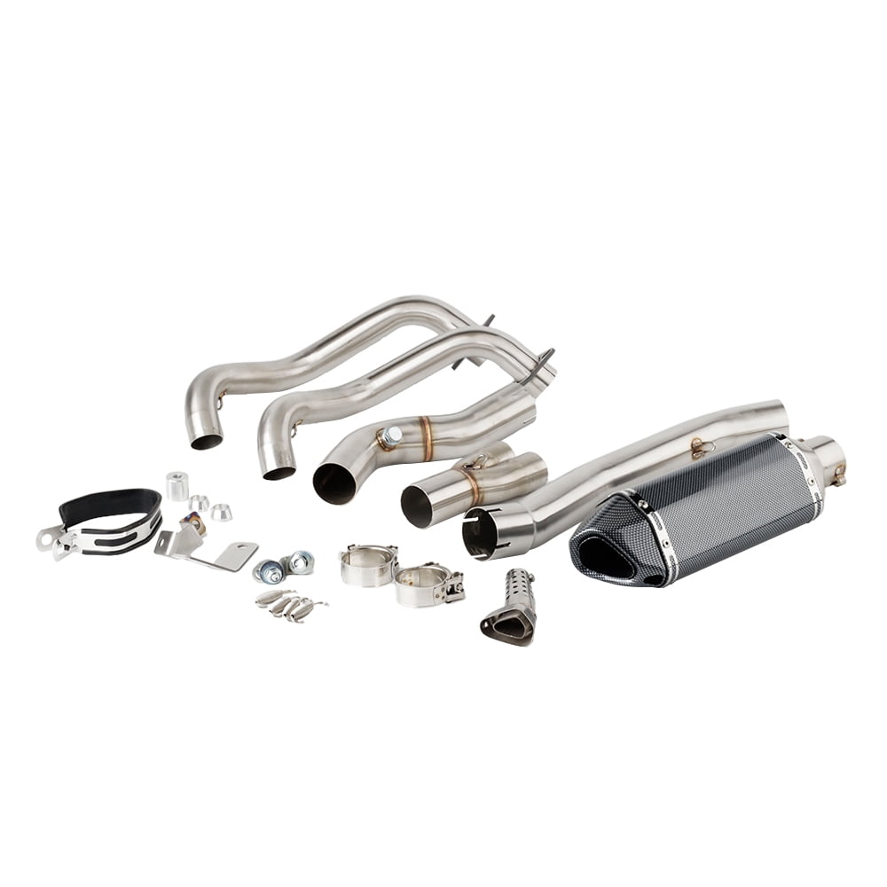 GFYSHIP For Yamaha R7 2021 2022 2023 YZF R7 YZF-R7 YZFR7 Motorcycle Exhaust Pipe Muffler With Middle Link Pipe System