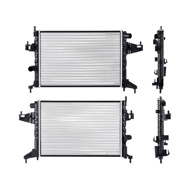 Radiador De Agua Chevrolet L4 1.8L 2000 A 2011 POLAR Mecánico Aluminio