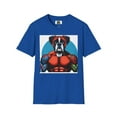 thumbnail image 2 of Boxer Pop Art Unisex Softstyle T-Shirt, 2 of 10