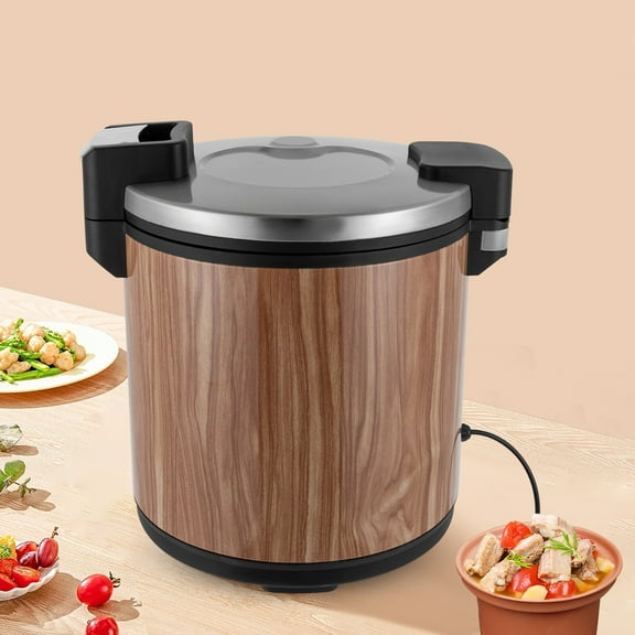 DENEST Electric Rice Warmer Stainless Steel Cylindrical Shape Commercial Rice Warmers