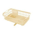 thumbnail image 3 of Escurreplatos, escurreplatos de cocina, soporte multifuncional para utensilios, ahorra espacio amarillo, 3 of 9