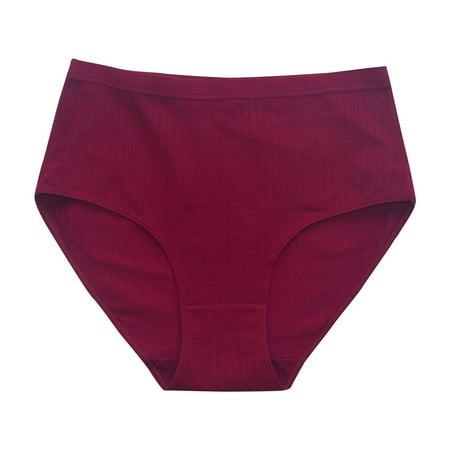 Diufon Cotton Underwear for Women High Waist Full Coverage Briefs Ladies Belly Hide Panties (Regular & Plus Size)