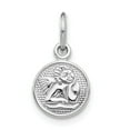 thumbnail image 1 of 14K White Gold Charm Pendant 11 mm 8.5 Small Polished Angel, 1 of 3