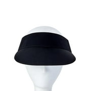 Athletic Works Women’s Blank Polyester Stretch Visor Hat Black Soot