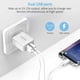 thumbnail image 4 of Cargador AC CHOETECH 2 x USB-A 2Amp Universal (SIN CABLE) Blanco Choetech 2 x USB-A 2Amp, 4 of 7