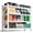 White, variant on Heavy Duty Black Metal Shelving 3000LBS, 4-Tier Adjustable Steel Industrial Storage Rack with 48" Wide Layers, Utility Standing Shelf for Shop, Basement, Warehouse (48"W x 24"D x 70"H)