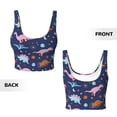 thumbnail image 6 of Uemuo Dinosaur Pattern Women's Sports Bra - High Impact Support, Breathable, and Comfortable Athletic Bra for Running, Yoga, and Workouts, 6 of 9