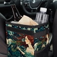 thumbnail image 6 of Mermaid Foldable Car Trash Can with Lid, Leak-Proof, and Hanging Storage Bag - Car Garbage Can, Car Trash Can, Trash Can for Car, 6 of 6