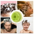 thumbnail image 6 of Unique Bargains 1 Pc Round Hair Shampoo Brush for Head Massage 2.83"x3.15" Green, 6 of 6