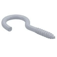thumbnail image 5 of Screw Hook Fasteners Hangers White Plastic Finish 14mm Dia 40mm length 50pc, 5 of 6