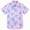 Palm Tree Pink, variant on Boys Button Down Shirt Hawaiian Short Sleeve 3D Print Tropical Aloha Luau Shirts for Kids Summer Beach 5-14 Years