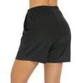 thumbnail image 4 of Womens High Waisted Tummy Control Swim Shorts Bathing Suit Boardshorts Bottoms Swimming Shorts Swimsuits with Liner, 4 of 5