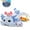 Blue, variant on MaoGoLan 31.89" Giant Glow in the Dark Axolotl Stuffed Animals with 4 Babies Inside Large Axolotl Plush Toy