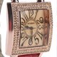 thumbnail image 2 of Women's Retro Mechanical Watch Square Dial Diamond Style Dating Travel Watch Red, 2 of 4