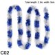 thumbnail image 3 of 2.3M Christmas Glitter Tinsel Garland Colorful Bar Christmas Tree Hanging Ornament Merry Xmas Decoration For Home 2024 New Year, 3 of 5