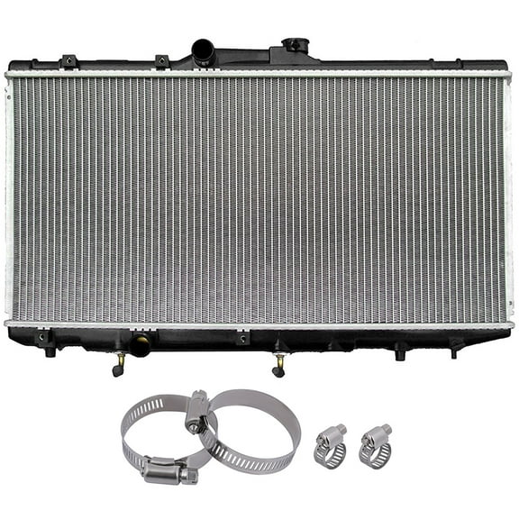 Replacement for 1993 1994 1995 1996 1997 for Geo Prizm Sedan LSi CCIYU Plastic Aluminum Radiator and Oil Hose Clamps