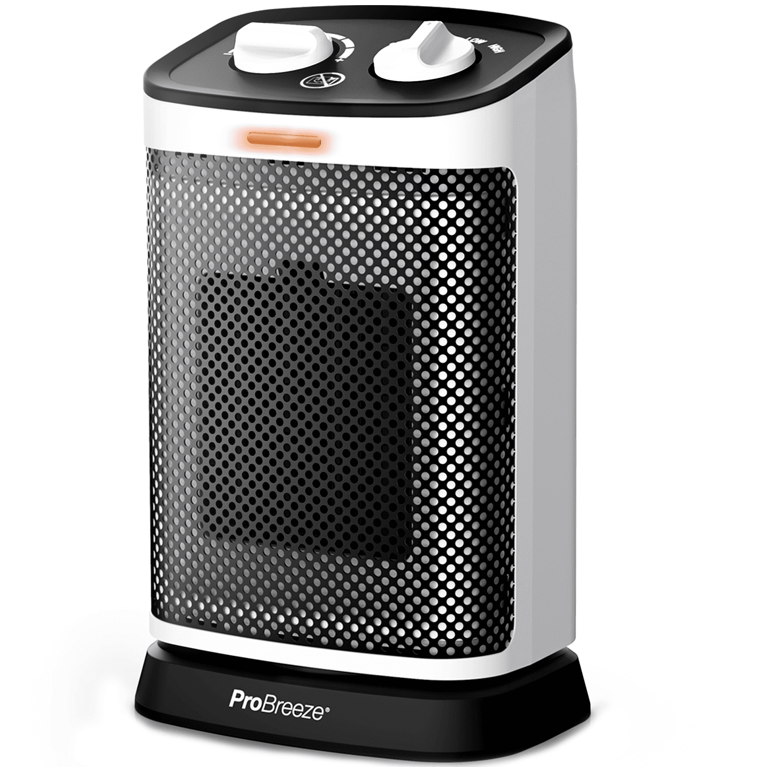 Oscillating Compact Space Heater Fan Portable Home 1500W Adjustable Thermostat 