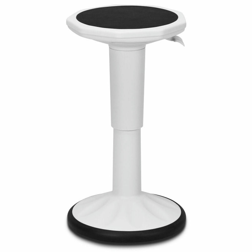 GVN Adjustable Active Learning Stool Sitting Home Office Wobble Chair with Cushion Seat-White, Home Office Computer Desk Chair, Office Chairs Clearance for Bedroom,Study GVN Adjustable Active Learning Stool Sitting Home Office Wobble Chair with Cushion Seat-White, Home Office Computer Desk Chair, Office Chairs Clearance for Bedroom,Study