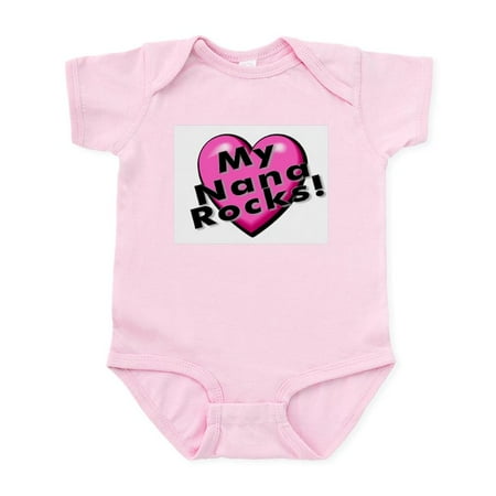 

CafePress - My Nana Rocks! Infant Bodysuit - Baby Light Bodysuit Size Newborn - 24 Months