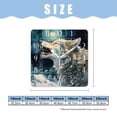 thumbnail image 2 of 16 Inch Wall Clock Battery Operated Square Clock Decorative for Office, Kitchen, Outdoor, Living Room，Wolf Tree Moon Starry Creative, 2 of 4