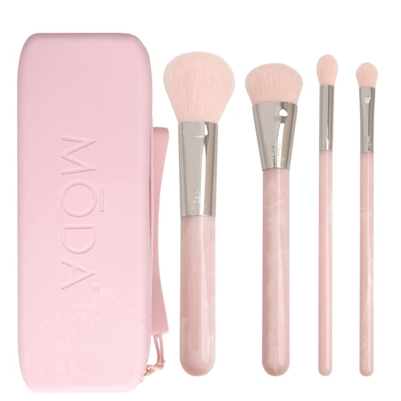 Moda Brush Beauty To Go Light Pink 5pc Makeup Brush Kit