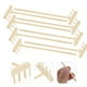 thumbnail image 5 of 8 piezas de accesorios de jardín zen en miniatura para mesa, arena de roca, mini rastrillos, rastrillos de jardín zen, rastrillos pequeños para parterres, color beige., 5 of 7