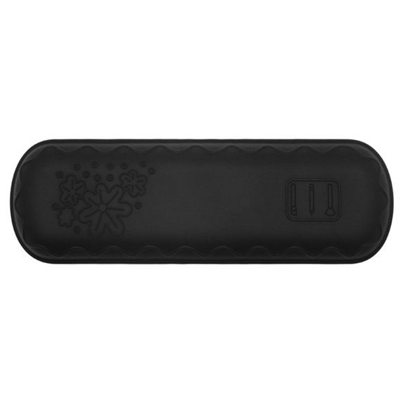 Drrntien Travel Makeup Brush Holder,Portable Make Up Brush Organizer Silicone Makeup Brush Bag Small Pouch Cosmetic Brush Cover