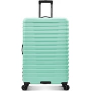 U.S. Traveler Boren Polycarbonate Hardside Rugged Travel Suitcase Luggage with 8 Spinner Wheels, Aluminum Handle, Mint, Checked-Large 30-Inch