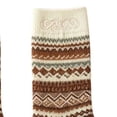 thumbnail image 4 of FAIOROI Socks for Women Vintage Fair Isle Crew Sock Warm Thick Winter Soft Cozy Printed, 4 of 6