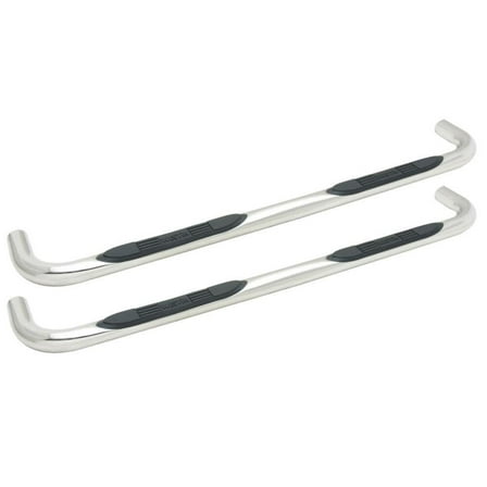 Westin 23-0530 E-Series 3" Round Nerf Step Bars - Polished Stainless Steel Fits select: 1996 FORD F150, 1980-1996 FORD F250