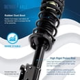 thumbnail image 4 of Detroit Axle - Rear Strut w/Coil Spring Assembly Replacement for Chevy Classic Malibu Pontiac Grand Am Fits select: 1998-2003 CHEVROLET MALIBU, 2000-2004 PONTIAC GRAND AM SE1, 4 of 7