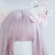 thumbnail image 3 of Furry Bangs Clip with Bow Plush Animal Hairpin Lolita for Cat Ears Hair Barrettes Ponytail Decor Non-Slip Hair Side Clip Yellow, 3 of 4