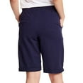 thumbnail image 4 of Hanes Short Bermuda en Molleton Français pour Femmes, P, Marine, 4 of 4