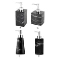 thumbnail image 2 of Yuarrent Dispensador de jabón rellenable grueso de 210/350/400/420ml, contenedor de Gel de ducha, botella de manta tipo empuje, organización de Hotel Juegos de accesorios de baño 420ML Yuarrent HA073018-01, 2 of 6