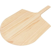 TrueCraftware- 14" x 16" Wooden Pizza Peel 24" Overall Length- Pizza Turning Peel Paddle Large Pizza Spatula Paddle for Indoor Outdoor Ovens Accessory for Baking Homemade Pizza Dough Bread Pastry
