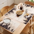 thumbnail image 5 of Placemat Set of 4 Trees Forest Birds Placemats for Dining Table Vintage Landscape Washable Table Mats for Kitchen and Party Decor Indoor & Outdoor Use, 5 of 8