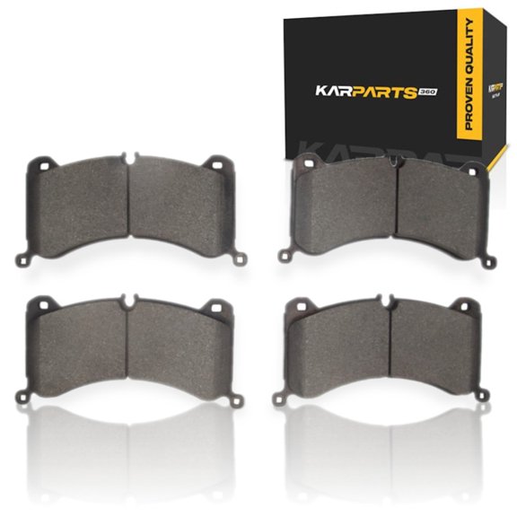 KarParts360 For Audi Q8 e-tron/SQ8 e-tron 2024 Disc Brake Pads | Low Metallic | Electronic Pad Wear Sensor | 101.7 Millimeters / 4.00 Inches Inner Height