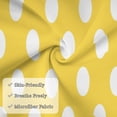 thumbnail image 5 of King Pillow Cases Standard Size - Yellow And White Polka Dot Soft Envelope Closure Microfiber Block Print Pillow Cover, Wrinkle Stain Resistant Travel Pillow Covers Standard Size 20x36in, 5 of 7