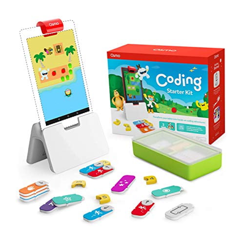 Osmo - Coding Starter Kit for Fire Tablet - 3 Educational Learning Games - Ages 5-10+ - Learn to Code, Coding Basics & Coding Puzzles - STEM Toy (Osmo Fire Tablet Base Included)