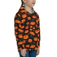 thumbnail image 3 of Daiia Pumpkin Fallen Leaves for Boys Fashion Hoodies & Sweatshirts with Kangaroo Pocket,Hooded Sweatshirt for Kid, Breathable& Moisture Wicking-Large, 3 of 6