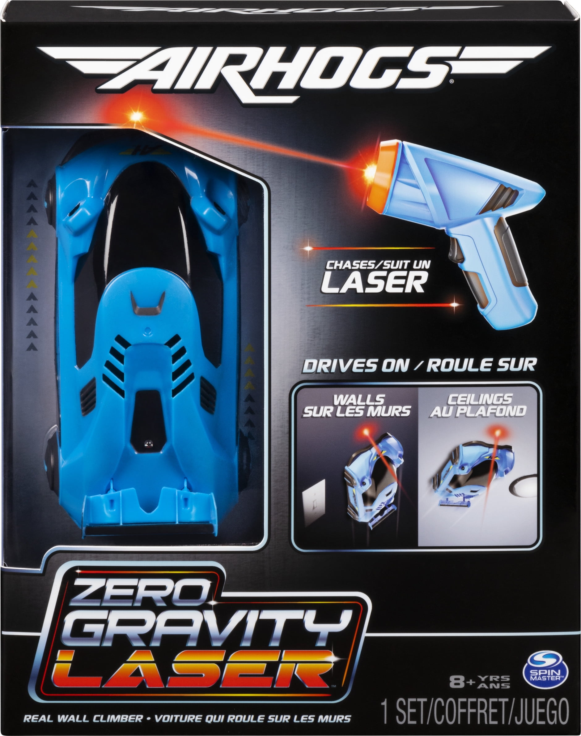 Air Hogs, Zero Gravity Laser, LaserGuided Real Wall Climbing Race Car
