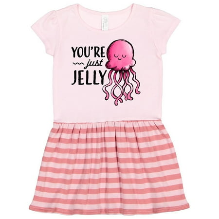 

Inktastic You re Just Jelly with Pink Jellyfish Gift Toddler Girl Dress
